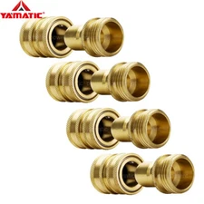 YAMATIC Garden Hose Quick Connect Water Hose Fittings - 3/4" Thread