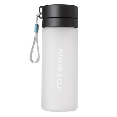 600ml Large Capacity Sports Fruit Lemon Juice Drinking Bottle Infuser Clear