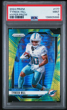 2024 Prizm Tyreek Hill #177 Hyper Prizm /180 PSA 9 Dolphins SP POP 3