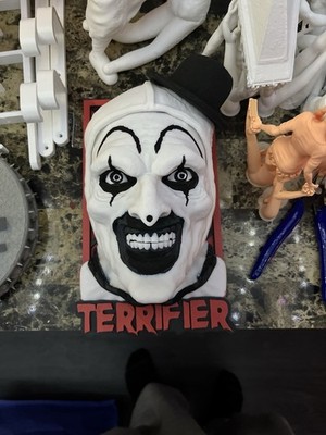 Terrifier Art the Clown Crispies Cereal Box Wall Art Sign