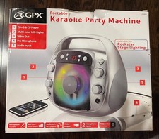 GPX Portable Karaoke Party Machine