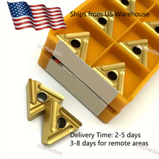20pcs Gold TNMG160404R-ES CNC Insert 0.4mm Radius for Steel Iron Turning TNMG331