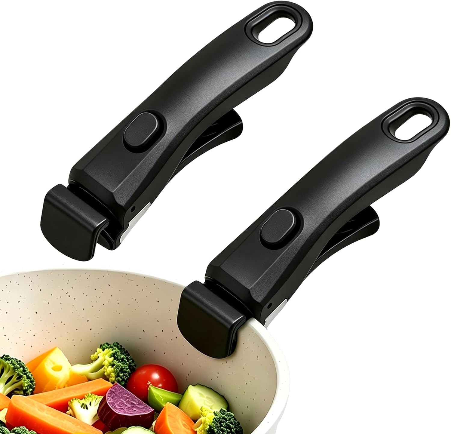 Poignée amovible universelle pour gagner de la place lot de 2 pour casseroles