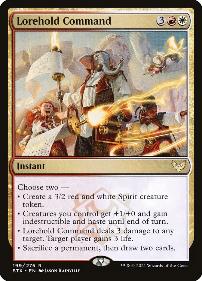 Lorehold Command (199) Strixhaven: School of Mages STX MTG Magic