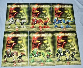 2002 Lego Bionicle BOHROK VA (8550-8555) - 100% Complete with Posters + Boxes