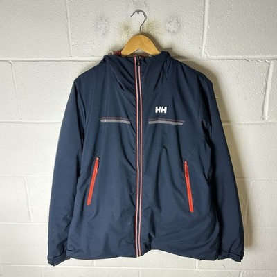 Helly Hansen Jacke Herren Extra Large Blau Rot Hellytech Recco Primalodt Skimantel