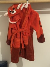 Disney  s Turning Red Child  s Robe Size 4 From Disneyland