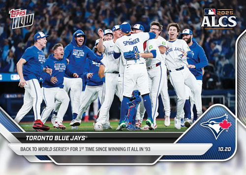 2025 Topps Now 890 TORONTO BLUE JAYS®