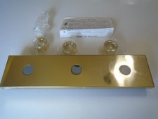 Thomas Lighting Bath Lighting DY6223-1 polished brass 3 light bracket usa made