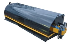 72" Box Broom Sweeper Brush Bucket Lo/Flo 10-15GPM Bobcat  Skid Steer Attachment