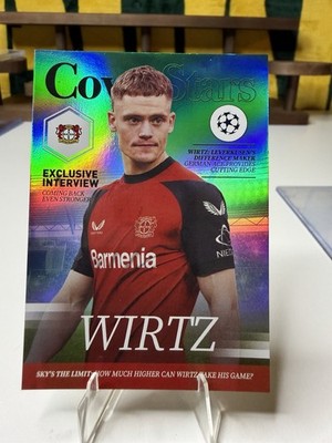 2024-25 Topps Uefa Club Competitions - Cover Stars Florian Wirtz #CS-8 Green /99
