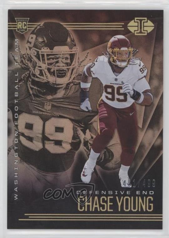 2020 Panini Illusions Trophy Collection Bronze 451/499 Chase Young #25 0c6
