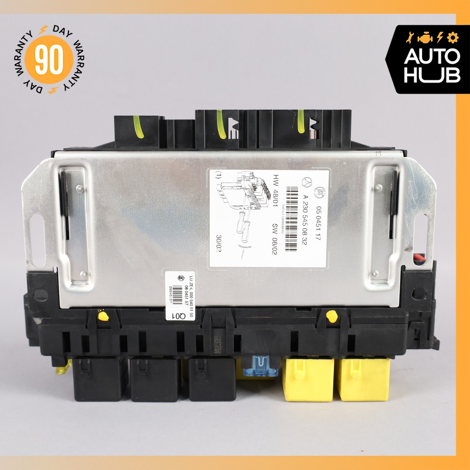 03-12 Mercedes R230 SL500 SL55 AMG Front Left SAM Fuse Box Control Module OEM