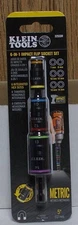 Klein Tools 32933M Magnetic Metric Impact Rated Flip Socket Set 6-In-1