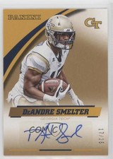 2016 Georgia Tech Yellow Jackets Signatures Gold 17/25 DeAndre Smelter Auto 1k5