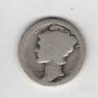 1916 P MERCURY DIME 10¢ 90% SILVER PHILADELPHIA 10 CENTS UNITED STATES AMERICA
