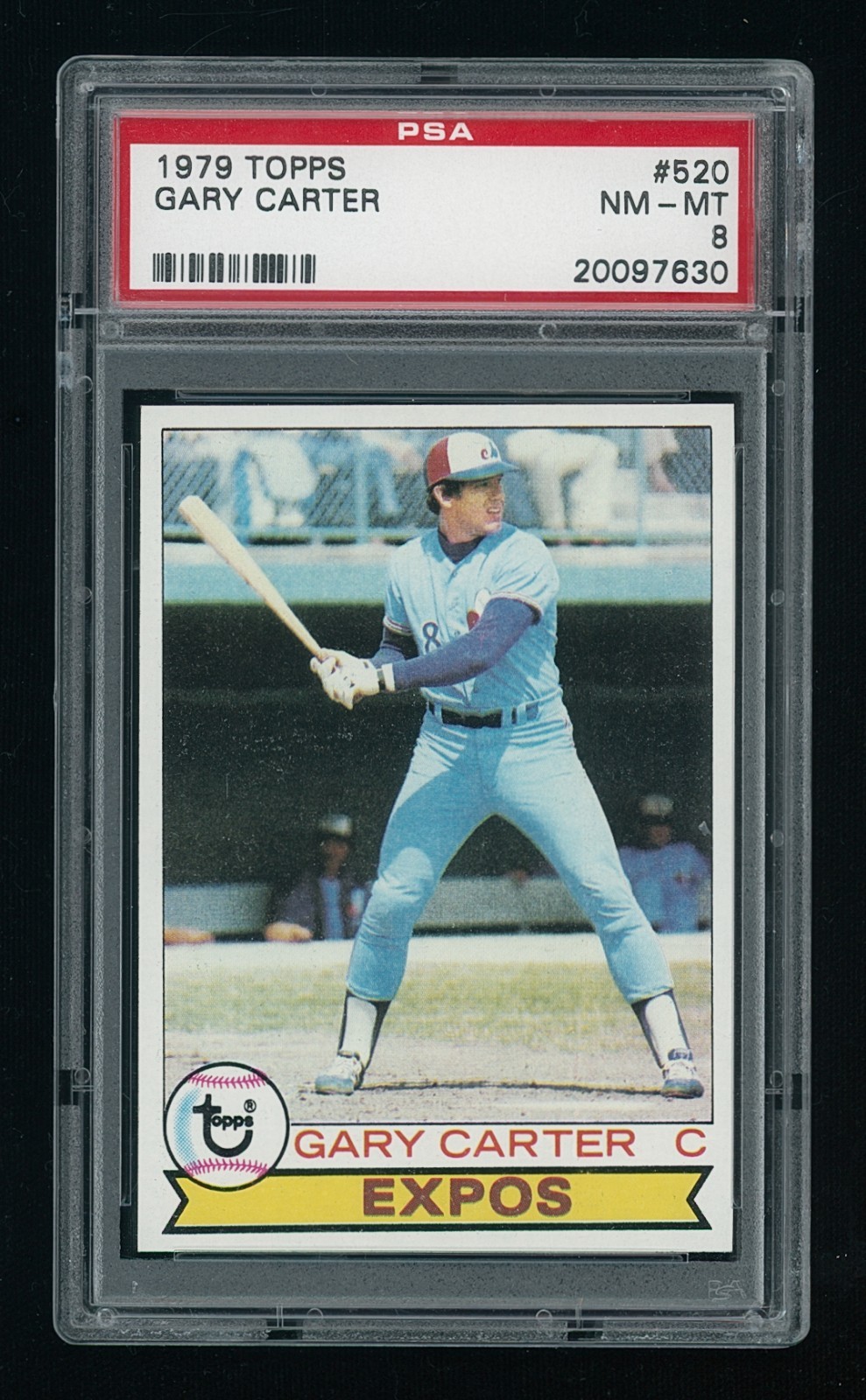 1979 Topps #520 Gary Carter PSA 8 NM-MT