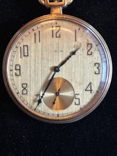 Elgin 1924 Model 3 Gold Toned Face, Gold Plated 15 Jeweles Pocket Watch WORKING