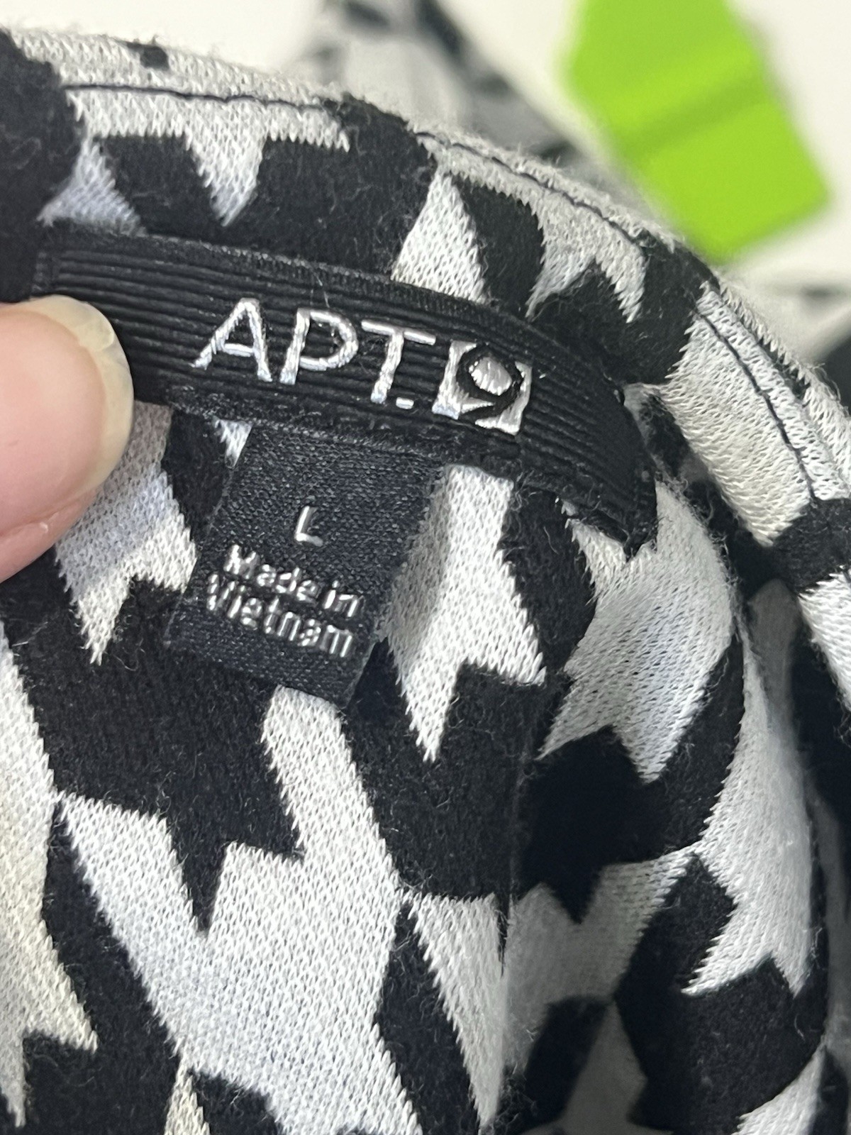 Apt 9 Women's Size Large Houndstooth Shift Dress … - image 5