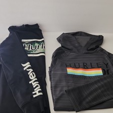 2 hurley long sleeves Hurley Boys Sweatshirt  Hoodie L Black Gra