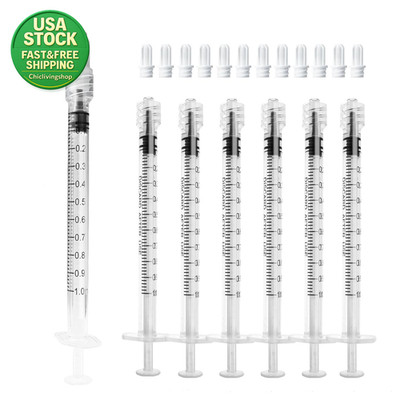 Luer Lock Syringe 1Ml Leak Proof Accurate Measurement Pack of 30 Sterile