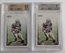 2 SCORE 2006 REGGIE BUSH #360 Beckett graded 9.5, 9!!