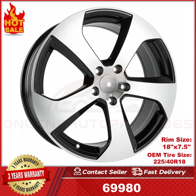 #ad For VW GOLF GTI OEM Design Wheel 18quot; 18x7.5 2014 2020 Machined Black Rim 69980 $175.52