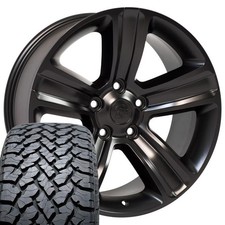 20x9 Black 2453 Rims 27555r20 At Tires Set 5x139.7 19et 20x9 Black 2453 Rims 27555r20 At Tires Set 5x139.7 19et