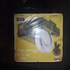 Round Slide Trays- each hold 100 2x2 Slides, Montgomery Ward, Sears Lot Of 2 NEW