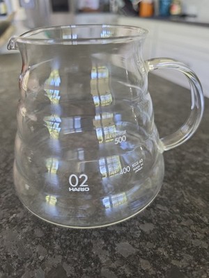 Hario XGS V60 02 Range Server Coffee Drip Glass Replacement Carafe 600ml
