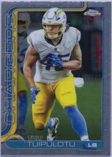 2025 Topps Chrome - Tuli Tuipulotu #163 Los Angeles Chargers