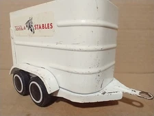 VINTAGE TONKA STABLES PRESSED METAL HORSE TRAILER 60'S/70'S MODEL #52620 