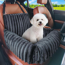 MIXJOY Hunde Autositz Für Kleine Bis Mittlere Hunde, Waschbarer Ansteckbare Lein