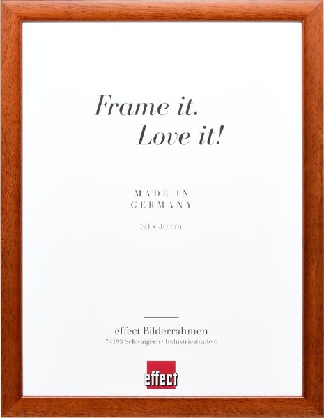Effect Holz-Bilderrahmen Profil 43 Braun 50X60 Cm Museumsglas-image