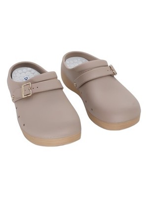 Dr. Scholls Feel Chill Rounded Slip-On Clogs Taupe Tan Foam US 8-8.5 EU 38.5