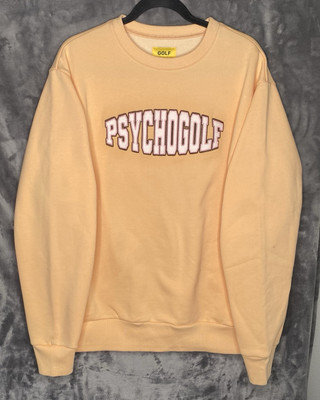 Golf Wang Psychogolf Sweatshirt Men's Large Cream Crewneck Tyler The Creator