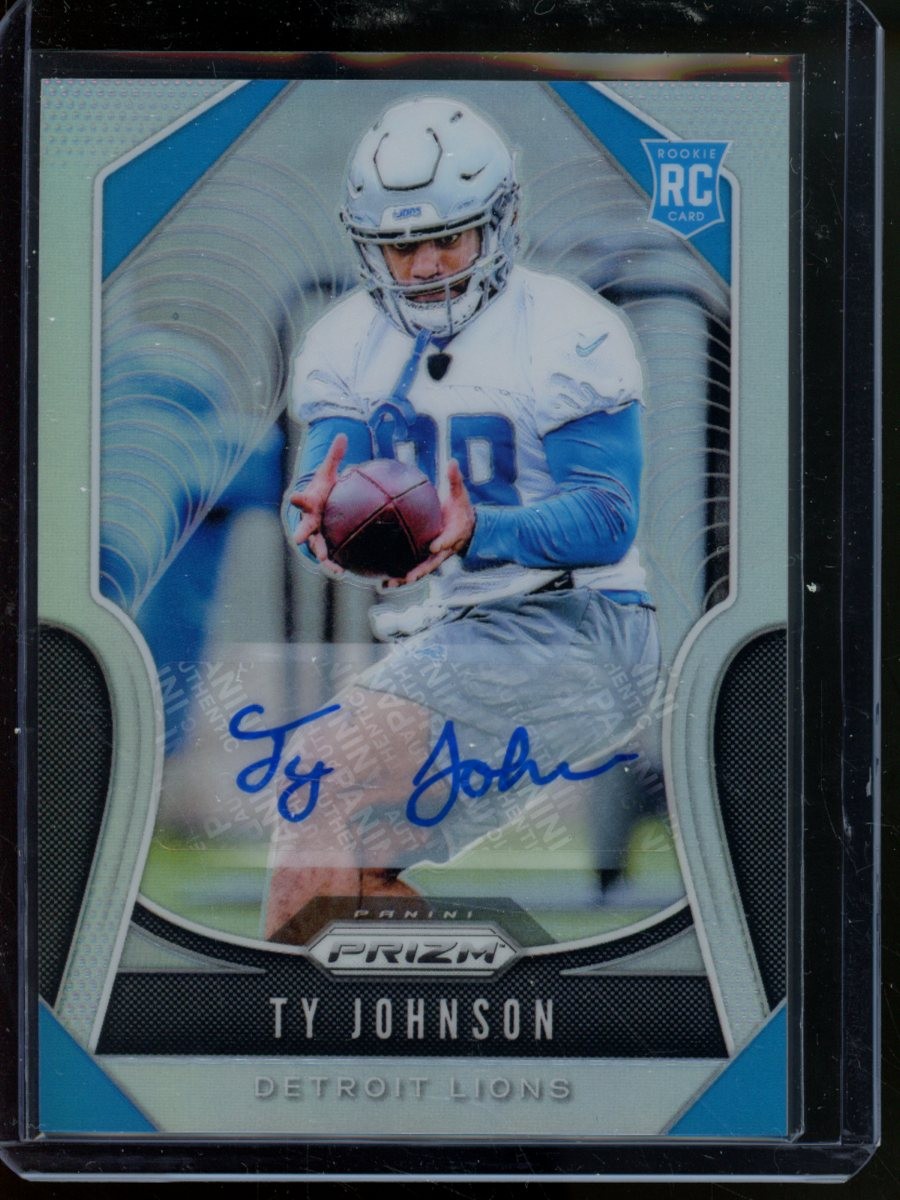 Ty Johnson Panini Prizm #399 Autograph