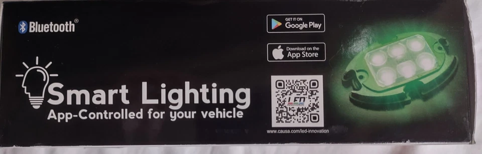 Kit de iluminação inteligente LED Innovations 23915 luz de rocha externa 4 pod Bluetooth  - Imagem 4 de 4