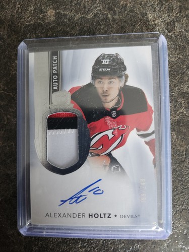 2021-22 Upper Deck The Cup Rookie Patch Auto 199/249 Alexander Holtz Card# 179