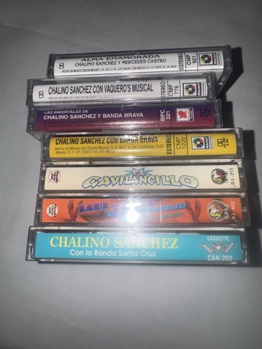 Set De 12 Cassetes De Chalino Sanchez, Saul Viera Y Los Canelos Durango Nuevos - Picture 15 of 15