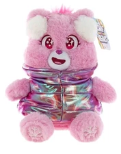 Brand New 2025 Care Bears Puffer Coat Christmas 8.5" Cheer Bear Plush 