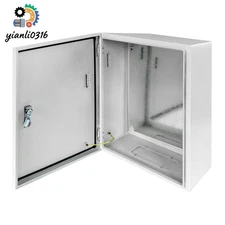 Steel Electrical Enclosure Box 24x16x10'' Wall Mount Junction Outdoor IP65