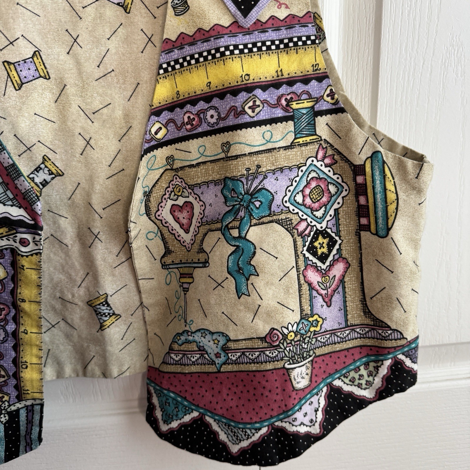 Handmade Sewing Pattern Patchwork 3D Heart Women’… - image 3