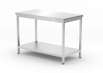 Hendi Arbeitstisch Kitchen Line mit Grundboden  1200x600x850mm