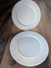 KPM Geschirr Kurland Teller Essteller 25,5 cm weiß mit Bordüre NEU