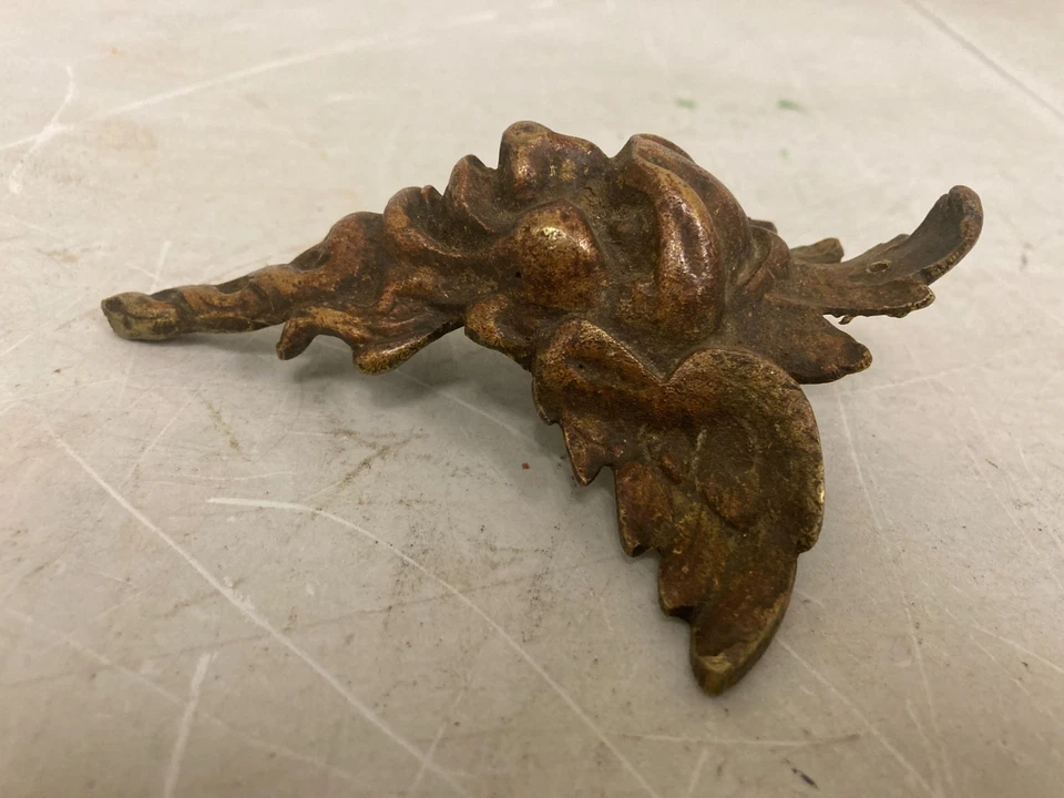 古董装饰艺术五金元素少女翅膀青铜黄铜装饰 — 第 3/4 张图片