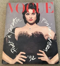 VOGUE ITALIA 1992 MAGALI AMADEI MEGHAN DOUGLAS LINDA EVANGELISTA SHANA ZADRICK