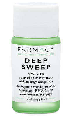 Farmacy 2% Salicylic Acid Toner for Face - Deep Sweep Gentle BHA Exfoliant for O