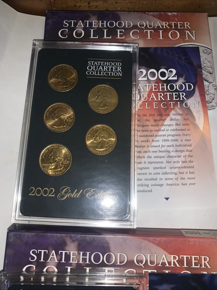 2002-2005 Gold Statehood Quarter Collection 5 Coin Sets - 2002/2003/2004/2005 - Image 2 of 4