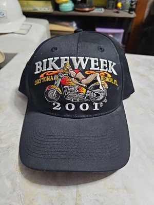 Daytona Beach Florida Bike Week 2001  Snapback Hat Bikes Babes And Beer Vtg
